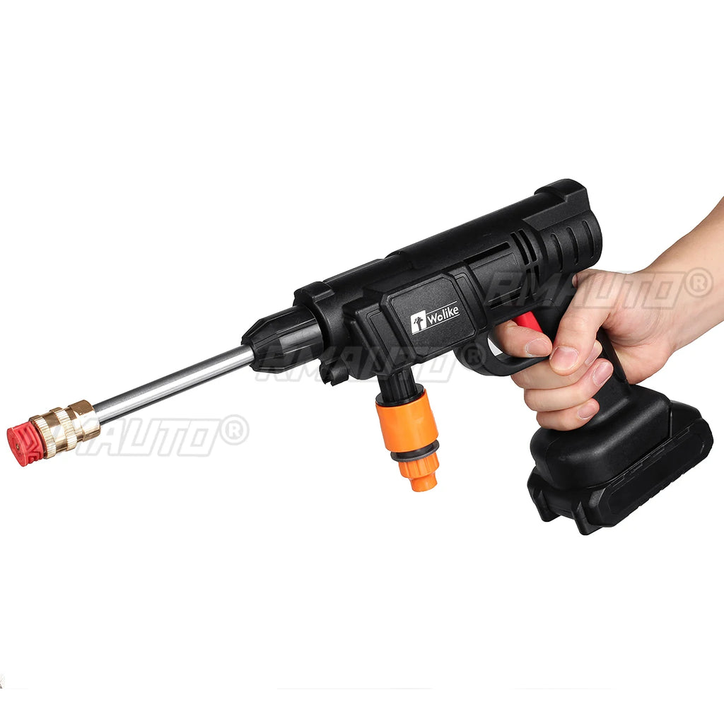 30Bar High Pressure Car Washer Water Gun 2000W Portable Pressure Washer Cordless Car Washing Machine Cleaner Adjustable Nozzle