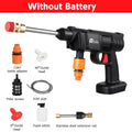 30Bar High Pressure Car Washer Water Gun 2000W Portable Pressure Washer Cordless Car Washing Machine Cleaner Adjustable Nozzle