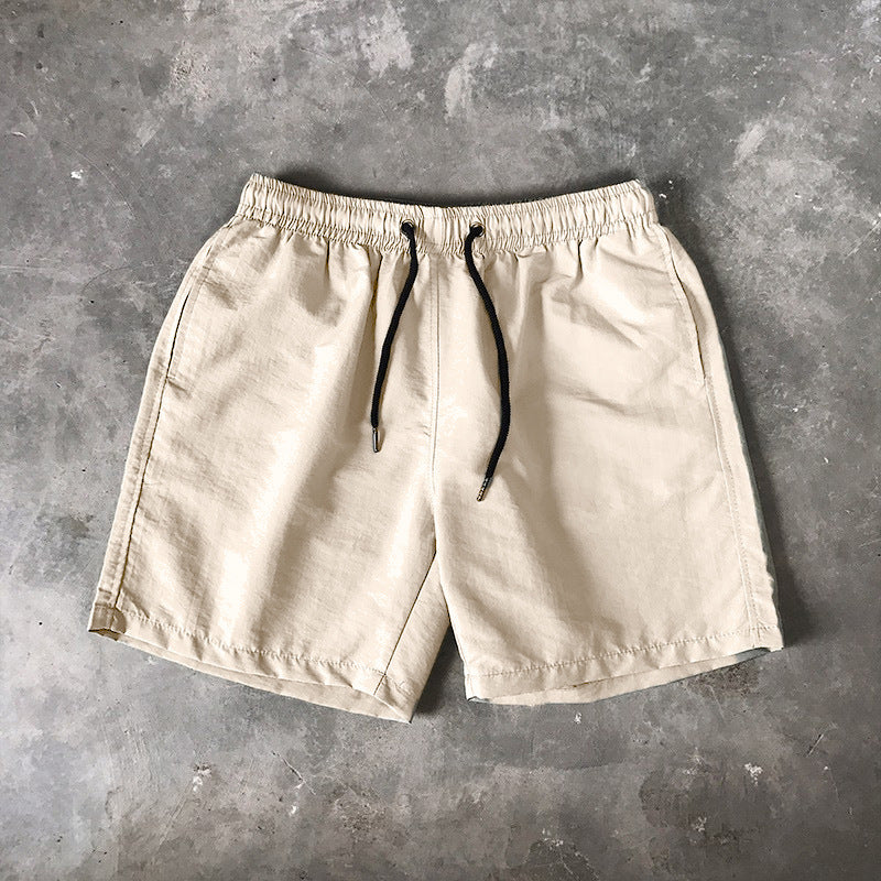 2025 Summer Men's Casual Shorts Candy-Colored Five-Point Shorts Men's Ten-Color Foreign Trade Beach Shorts Dropshipping
