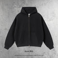Kite Men's Clothing | Cross-Border European and American Loose Zipper Shirt Two-Piece Set for Men and Women 350g Fleece Hooded Sweatshirt and Pants Set