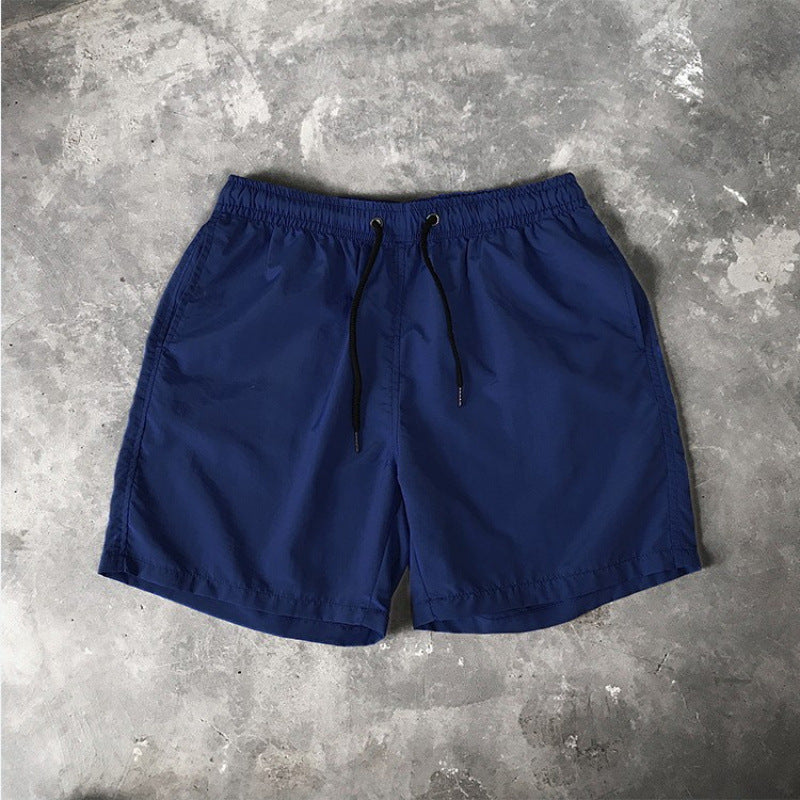 2025 Summer Men's Casual Shorts Candy-Colored Five-Point Shorts Men's Ten-Color Foreign Trade Beach Shorts Dropshipping