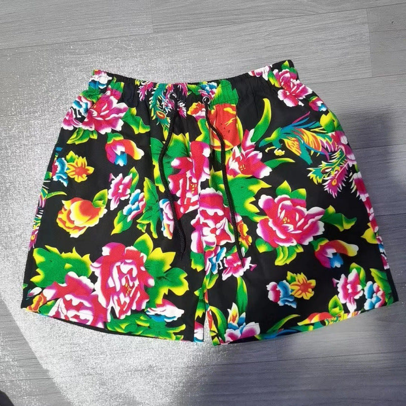 2025 Summer Men's Casual Shorts Candy-Colored Five-Point Shorts Men's Ten-Color Foreign Trade Beach Shorts Dropshipping