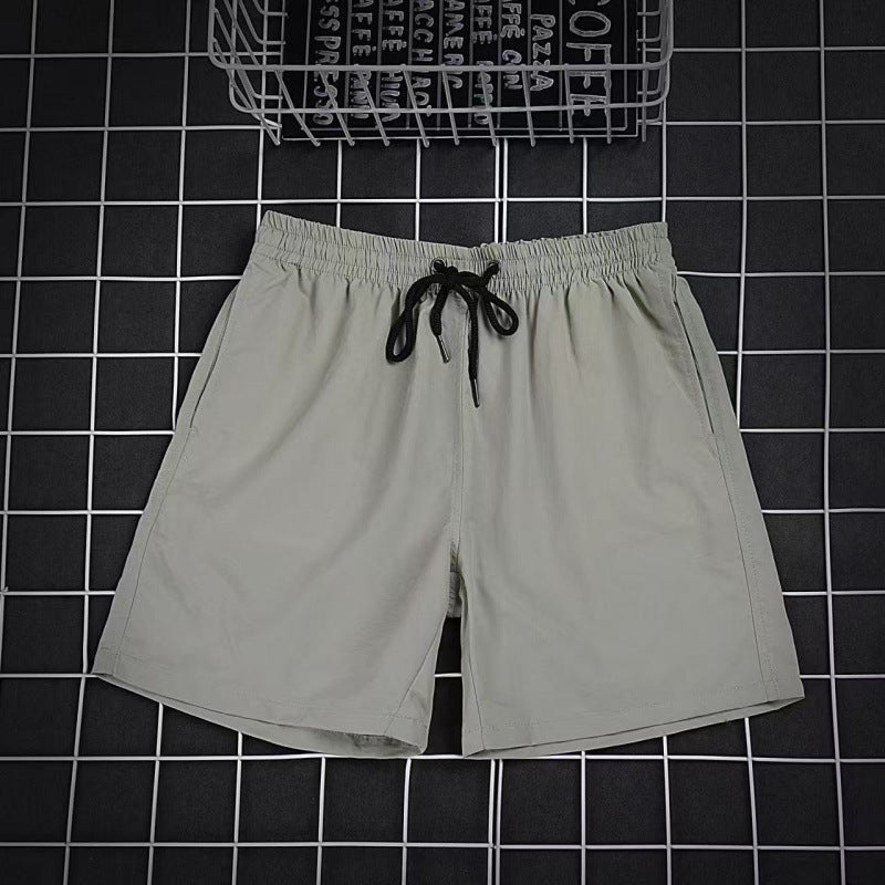 2025 Summer Men's Casual Shorts Candy-Colored Five-Point Shorts Men's Ten-Color Foreign Trade Beach Shorts Dropshipping