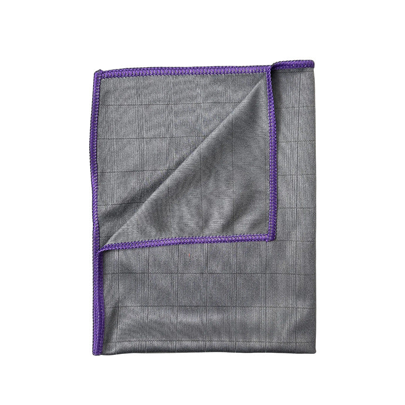 Microfiber Carbon Fiber Multifunctional Dishwashing Cloth, Car Glass Cloth, Water-Absorbent, Non-Oil-Staining, Non-Marking Car Wash Towel