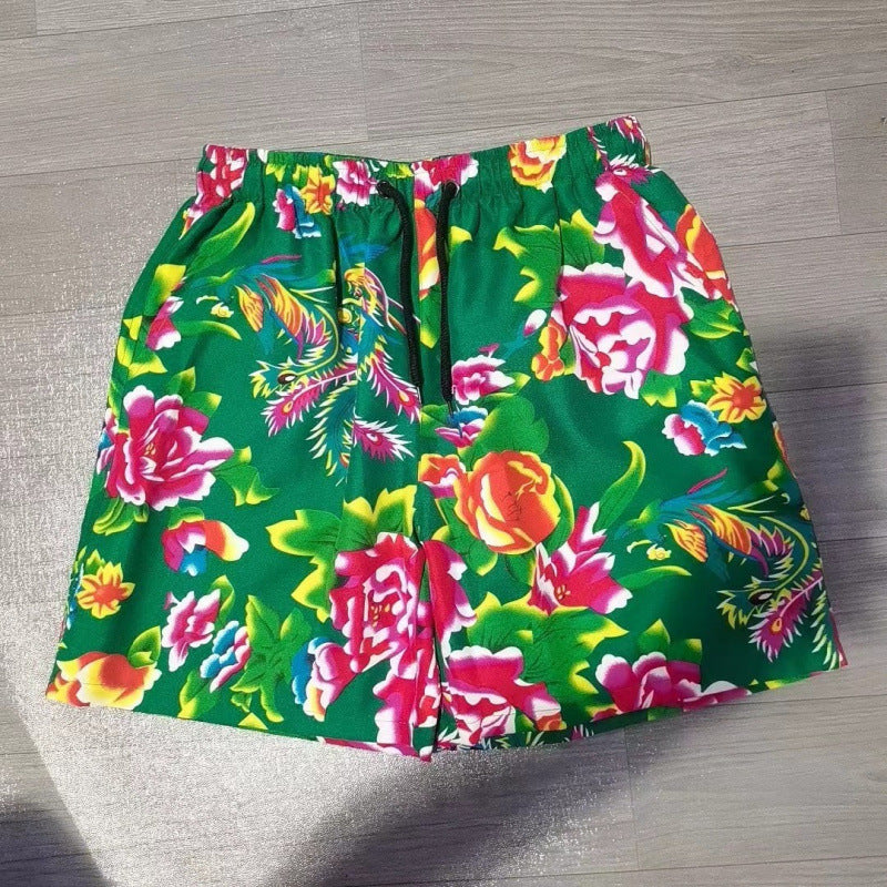 2025 Summer Men's Casual Shorts Candy-Colored Five-Point Shorts Men's Ten-Color Foreign Trade Beach Shorts Dropshipping