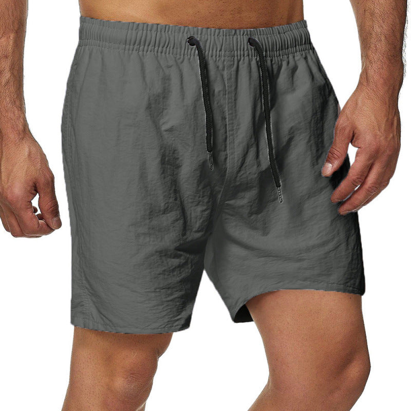 2025 Summer Men's Casual Shorts Candy-Colored Five-Point Shorts Men's Ten-Color Foreign Trade Beach Shorts Dropshipping