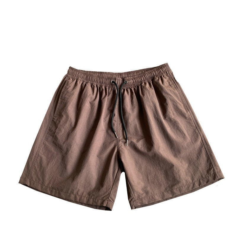 2025 Summer Men's Casual Shorts Candy-Colored Five-Point Shorts Men's Ten-Color Foreign Trade Beach Shorts Dropshipping