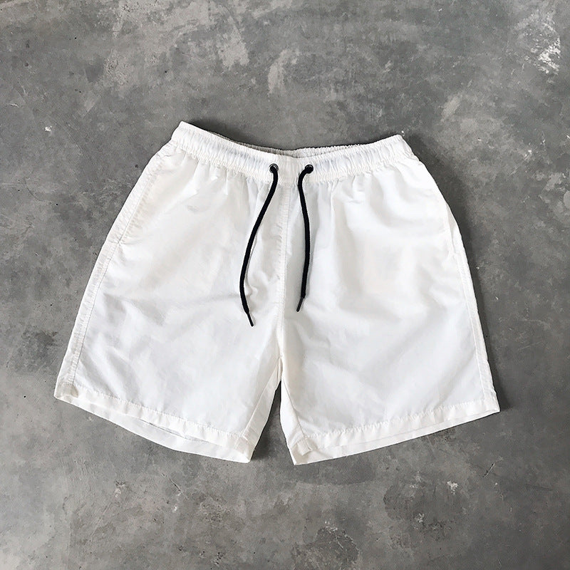 2025 Summer Men's Casual Shorts Candy-Colored Five-Point Shorts Men's Ten-Color Foreign Trade Beach Shorts Dropshipping