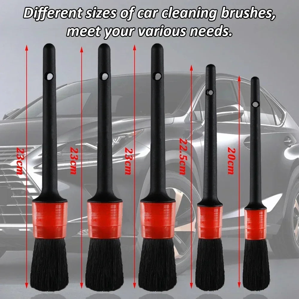 Car Interior Cleaning Kit – Detailing Brushes, Sponges, Microfiber Towels & Vent Cleaning Tools