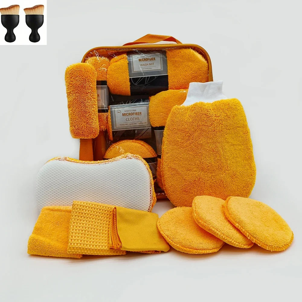 TWG Microfiber Detail Pack 11pcs Car Cleaning Kit