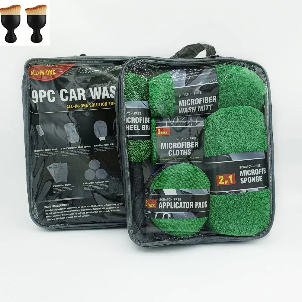 TWG Microfiber Detail Pack 11pcs Car Cleaning Kit