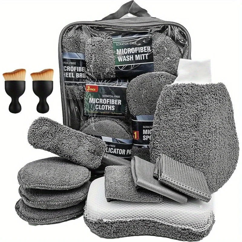 TWG Microfiber Detail Pack 11pcs Car Cleaning Kit